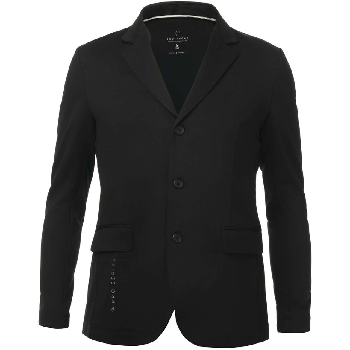 EQUITHÈME Veste de Concours Pro Series Comptair Garçons Noir