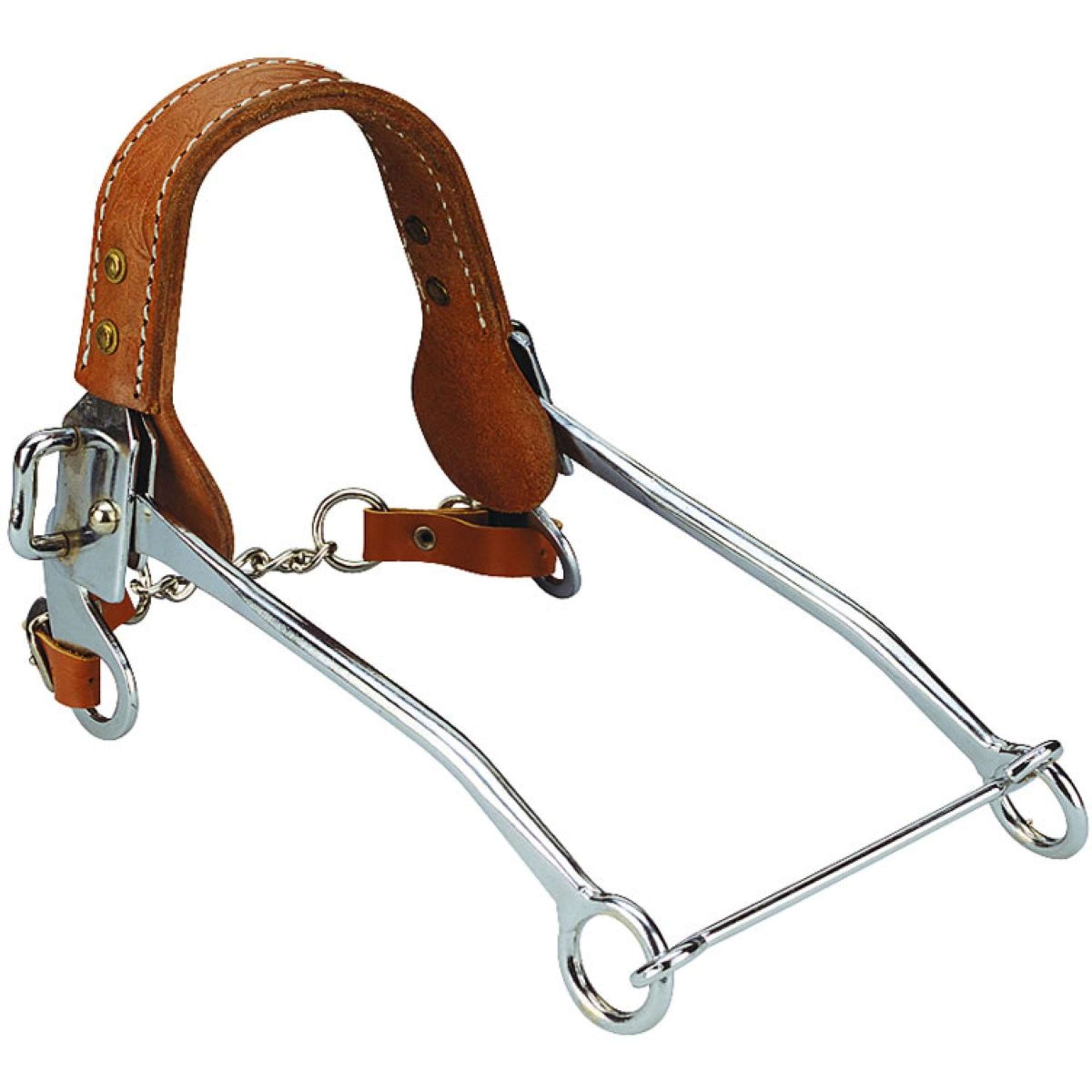 Feeling Hackamore Cuir avec Muserolle Plate