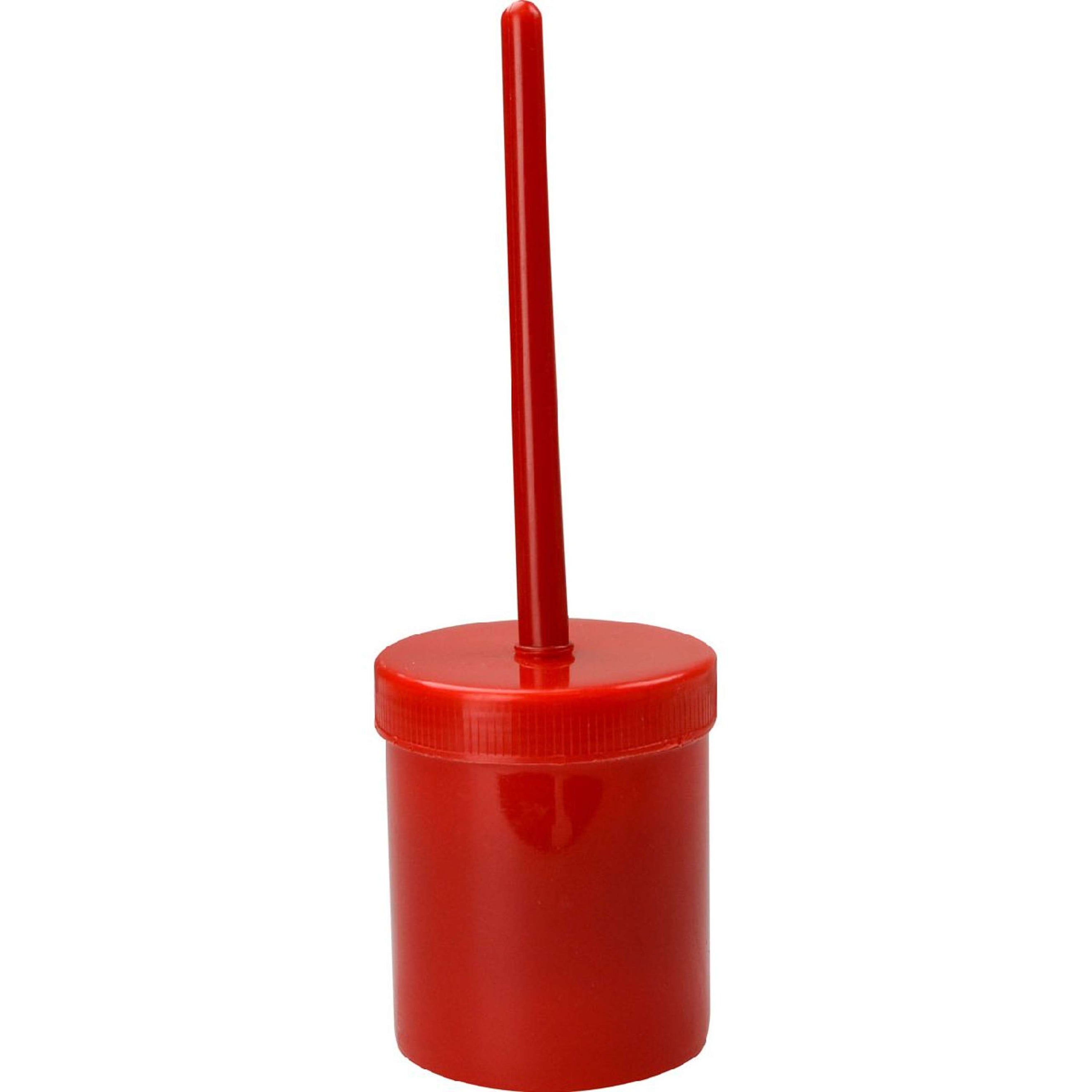 Hippotonic Pinceau à Sabot avec Pot Rouge