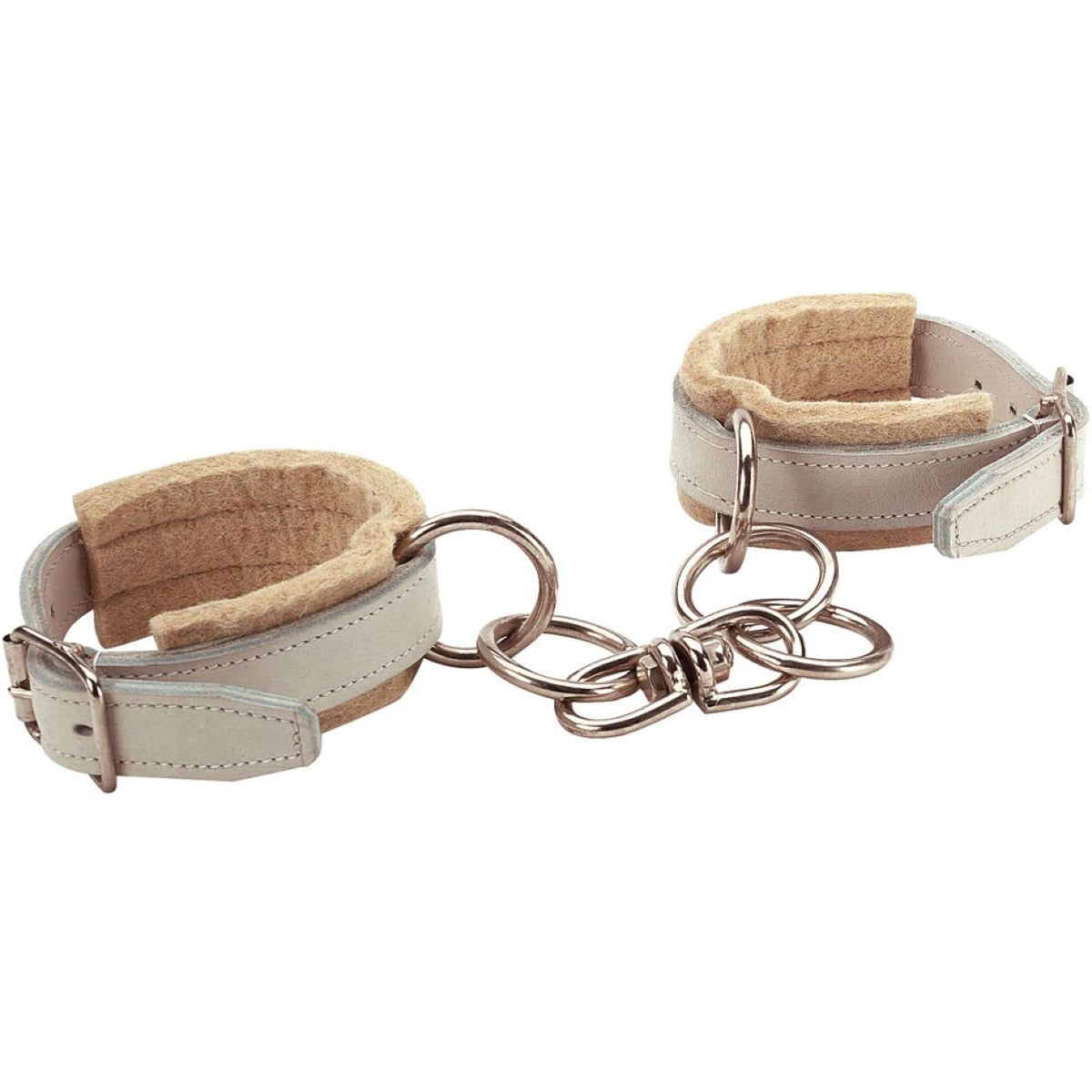 Norton Entraves Cuir et Feutre Chromés Gris