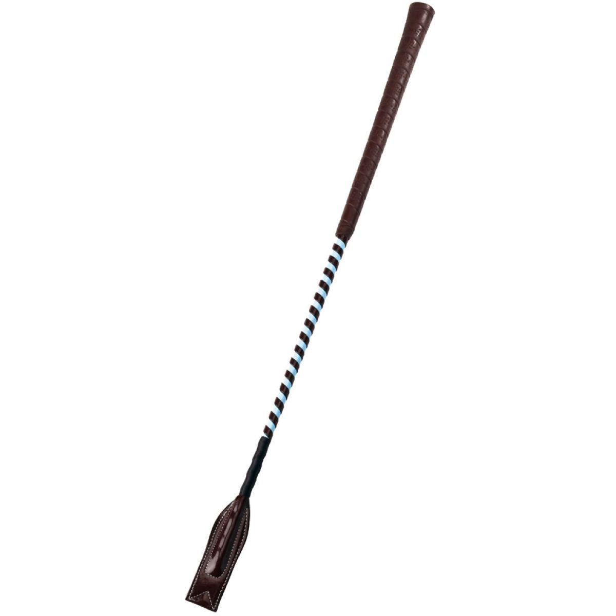 Whip & Go Cravache de Concours Bleu clair/Choco