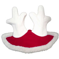 EQUITHÈME Antlers de Rennes Bonnet de Noel Rouge