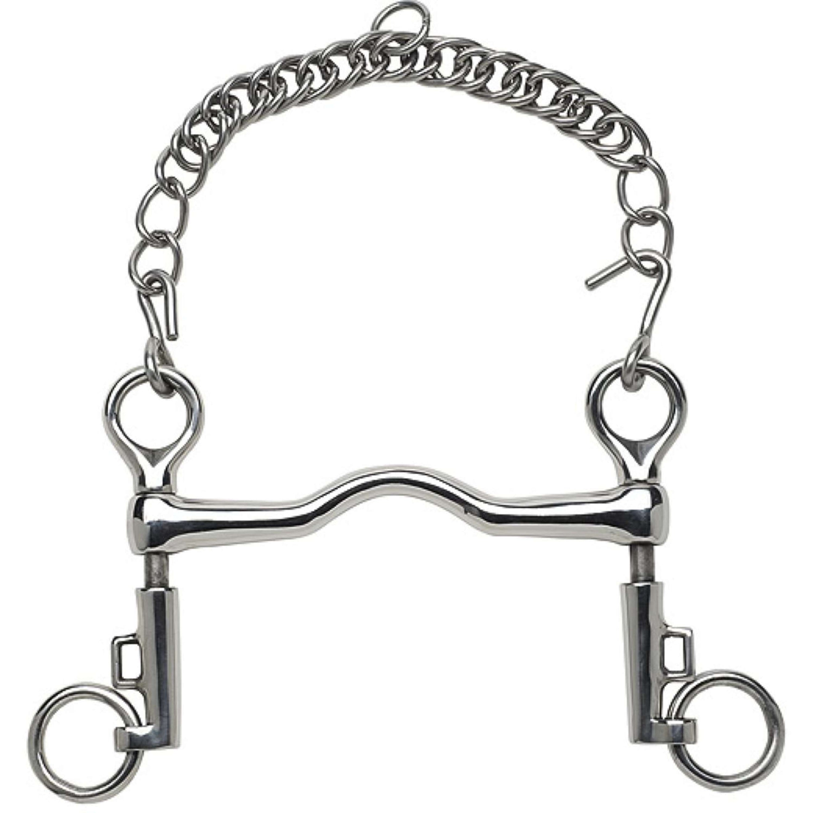 Feeling Mors de Dressage Saumur Branches Courtes Inox Massif 15mm