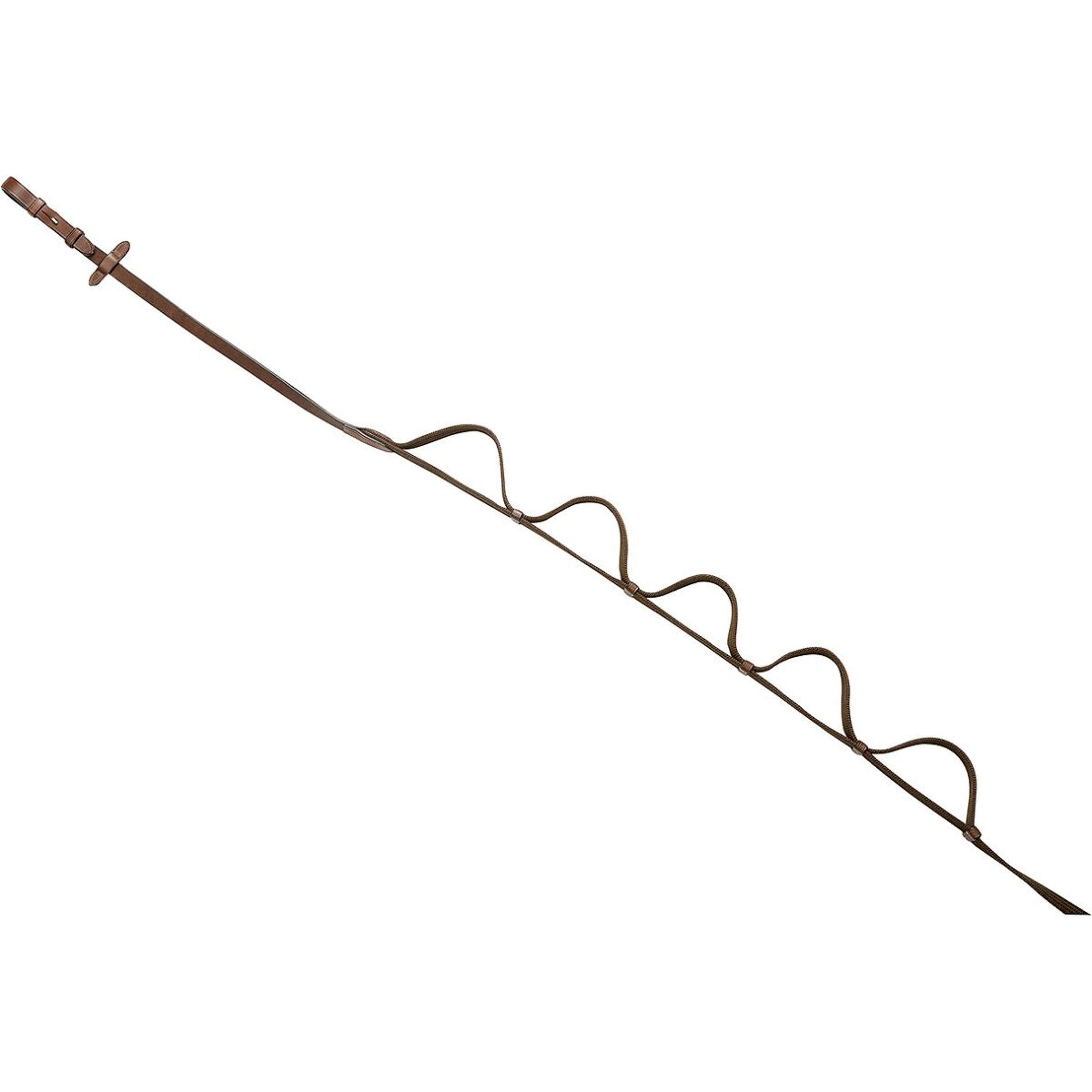 Eric Thomas Rênes Pro avec Poignées Havane Eric Thomas Rênes Pro avec Poignées Havane