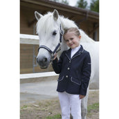 EQUITHÈME Competition Jacket Soft Classic Marine bleu/blanc