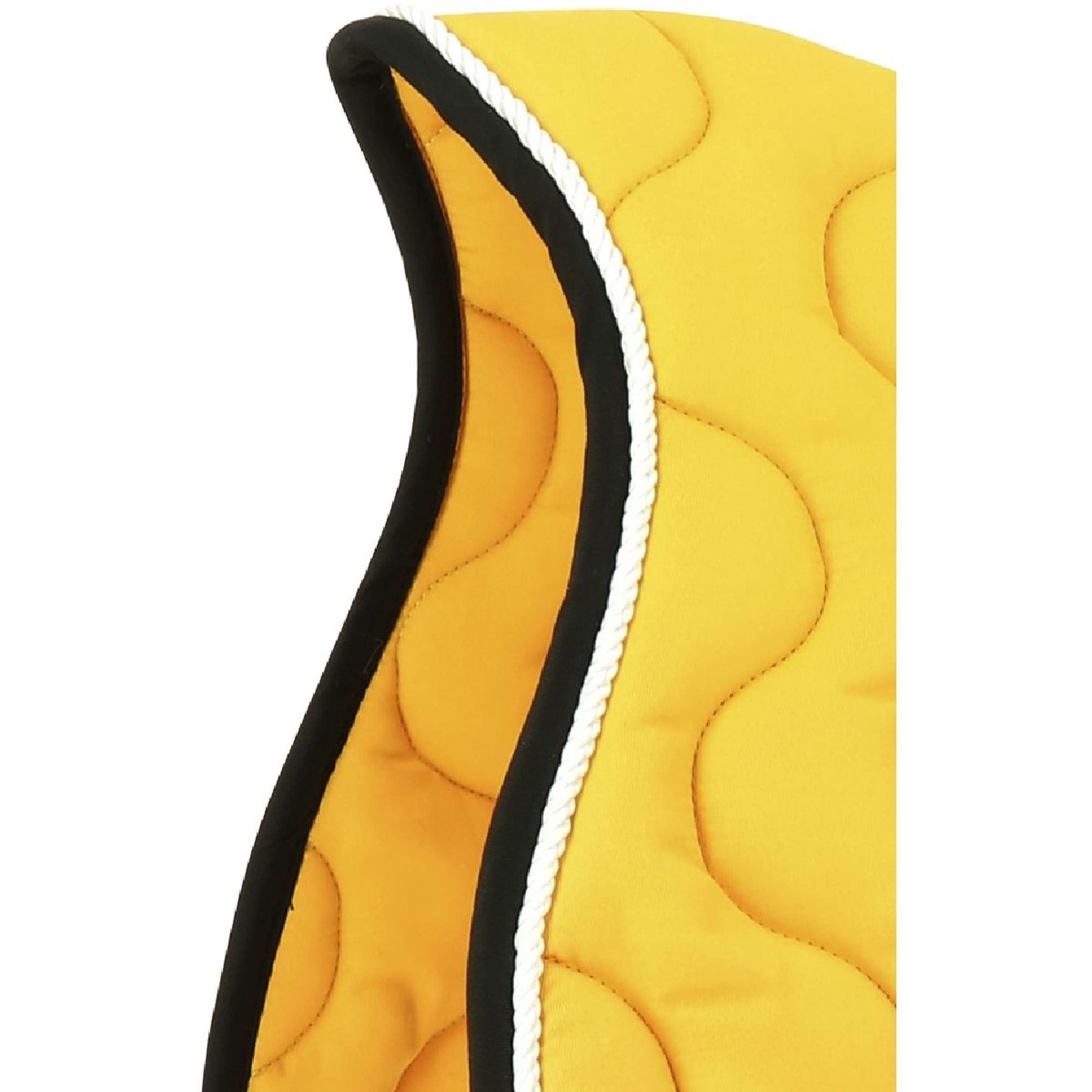 EQUITHÈME Tapis de Selle Polyfun Polyvalent Jaune/Noire EQUITHÈME Tapis de Selle Polyfun Polyvalent Jaune/Noire