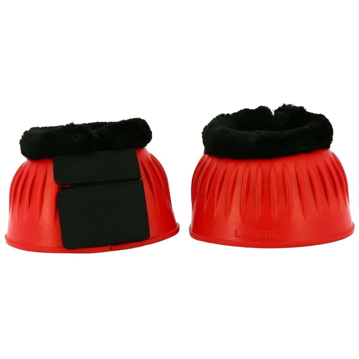 Norton Cloches d'Obstacles Soft avec Peau de Mouton Synthétique Rouge