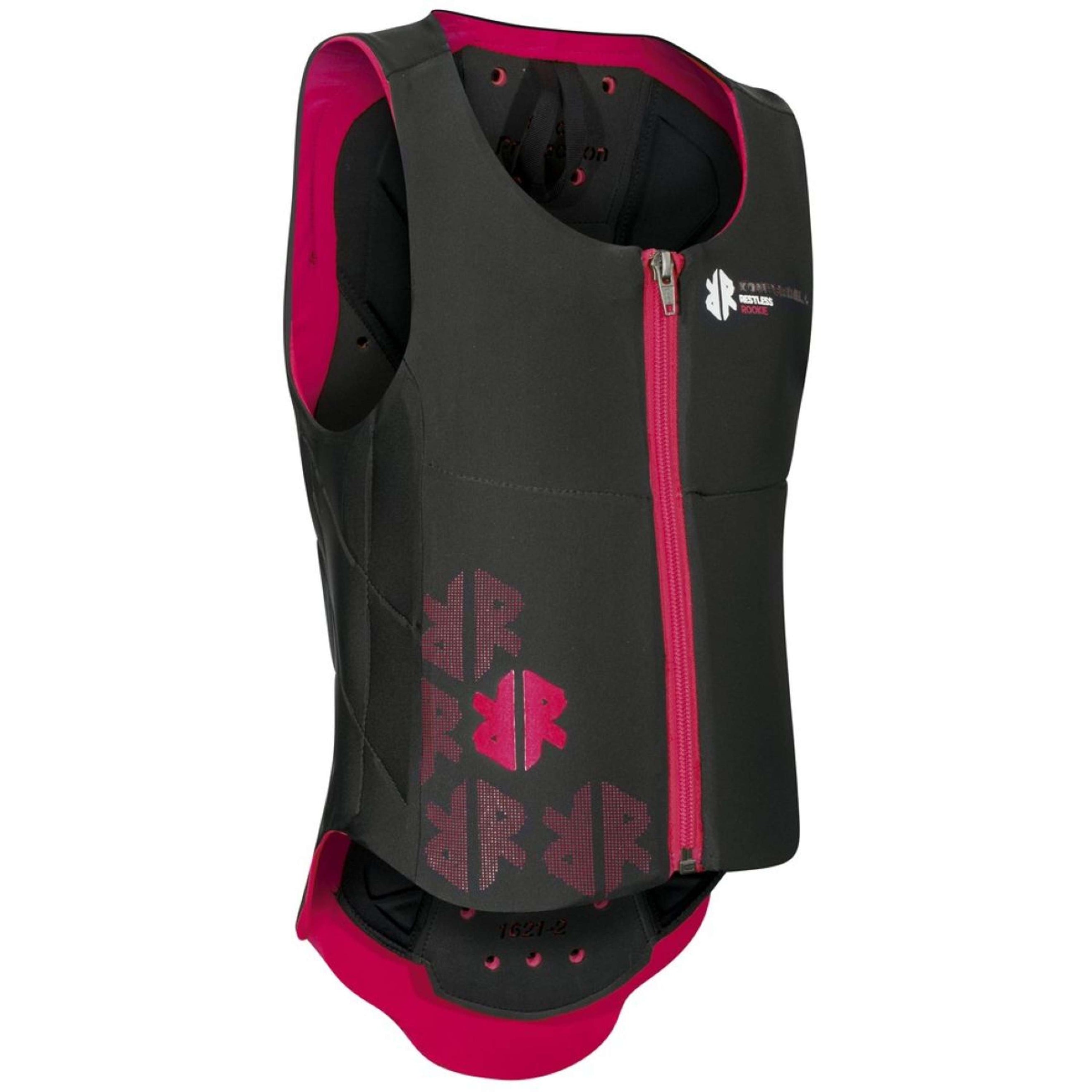 Komperdell Gilet de Protection Junior Noir/Fuchsia