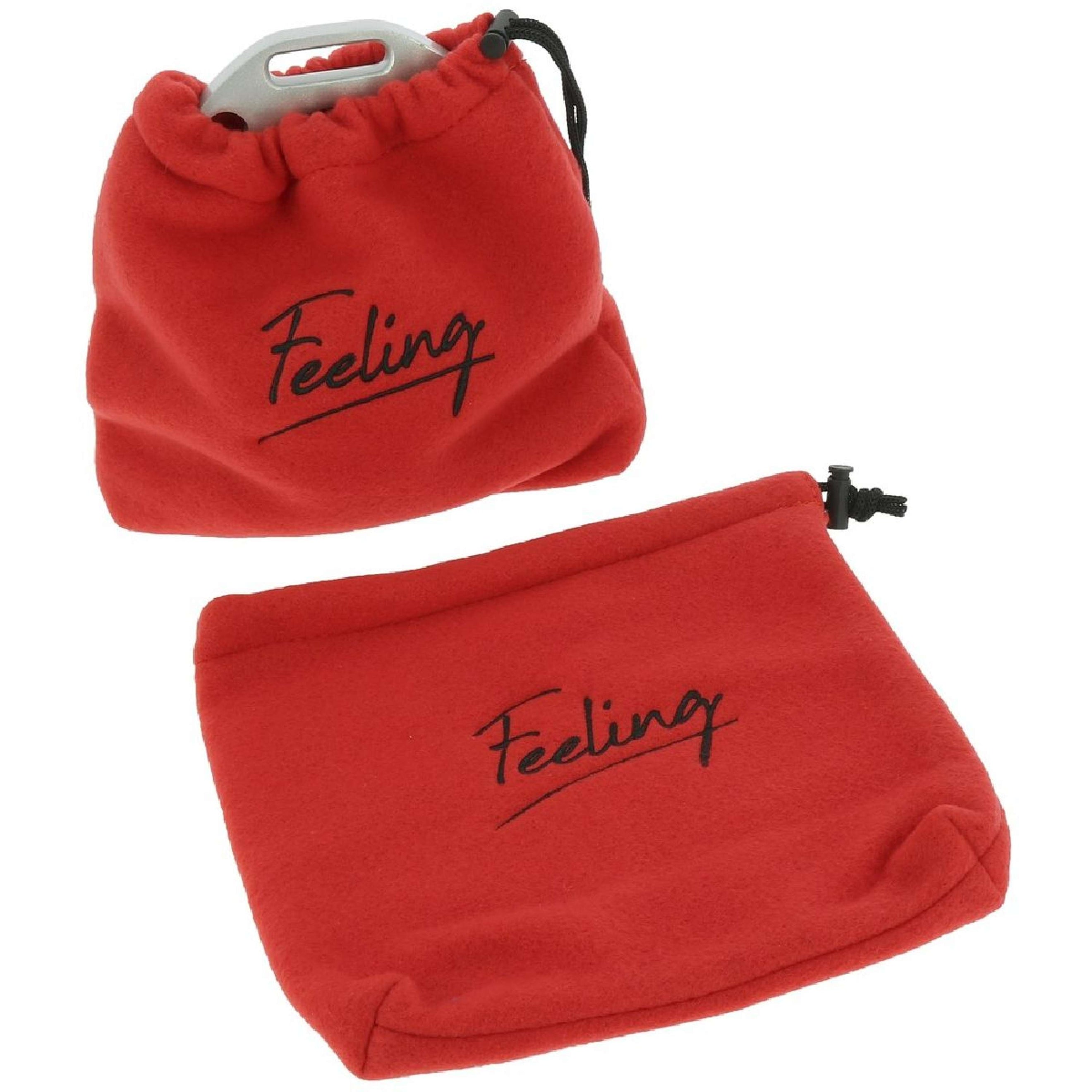 Feeling Housses d'Étriers Fleece Rouge