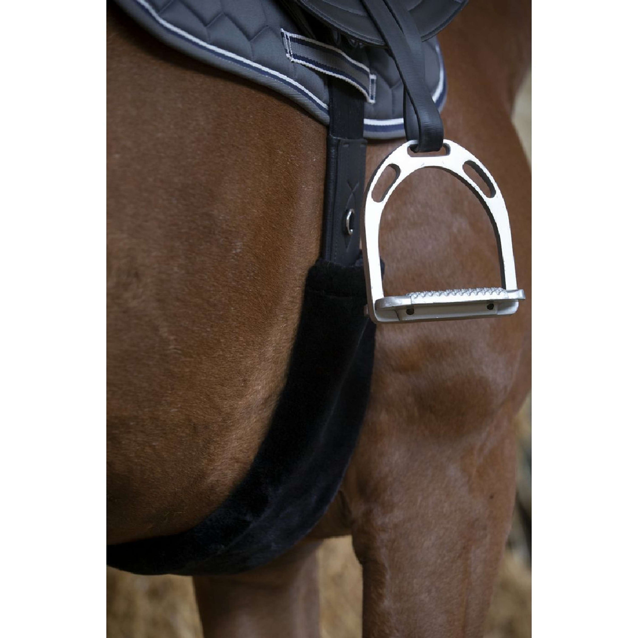 EQUITHÈME Fourrure de Sangle Teddy Noir EQUITHÈME Fourrure de Sangle Teddy Noir