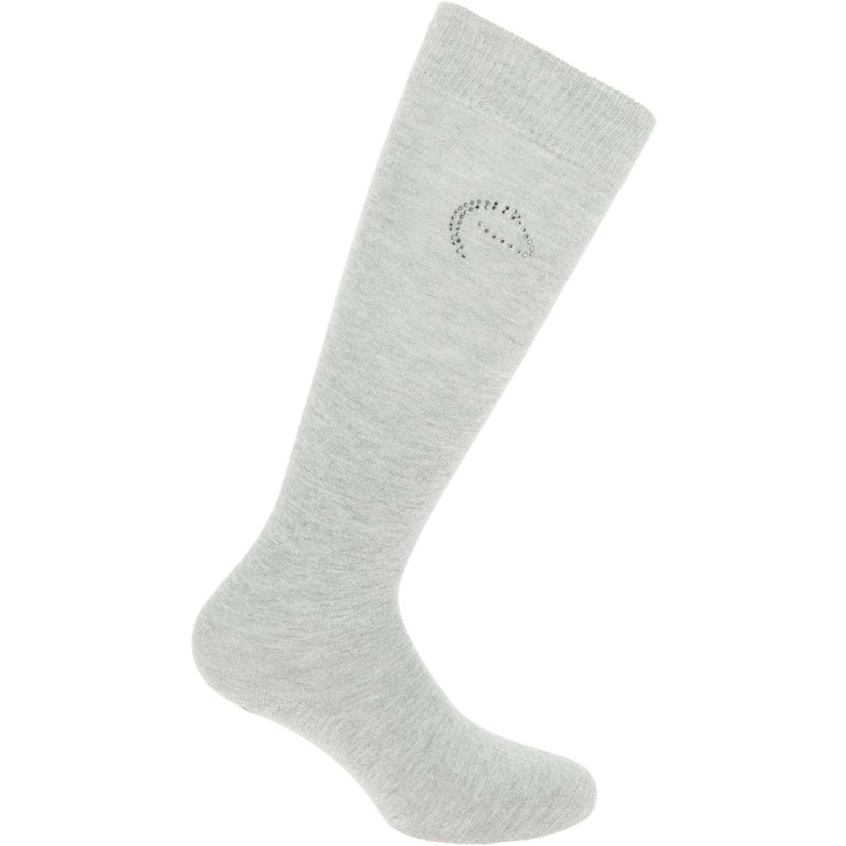 EQUITHÈME Chaussettes Logo Gris