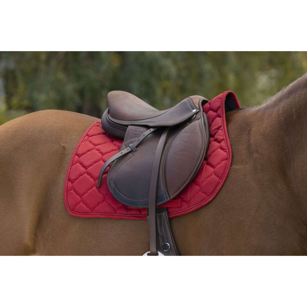 Riding World Tapis de Selle Rope Rouge