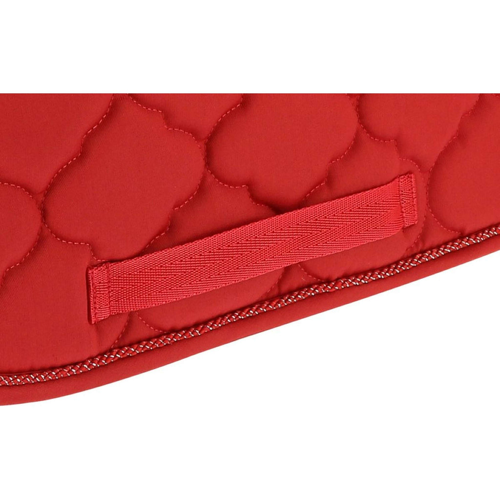 Riding World Tapis de Selle Rope Rouge