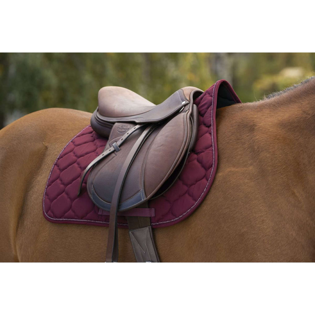 Riding World Tapis de Selle Rope Bordeaux