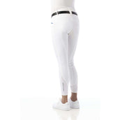 EQUITHÈME Pantalon d'Équitation Lars Silicone Genouillères Homme Blanc