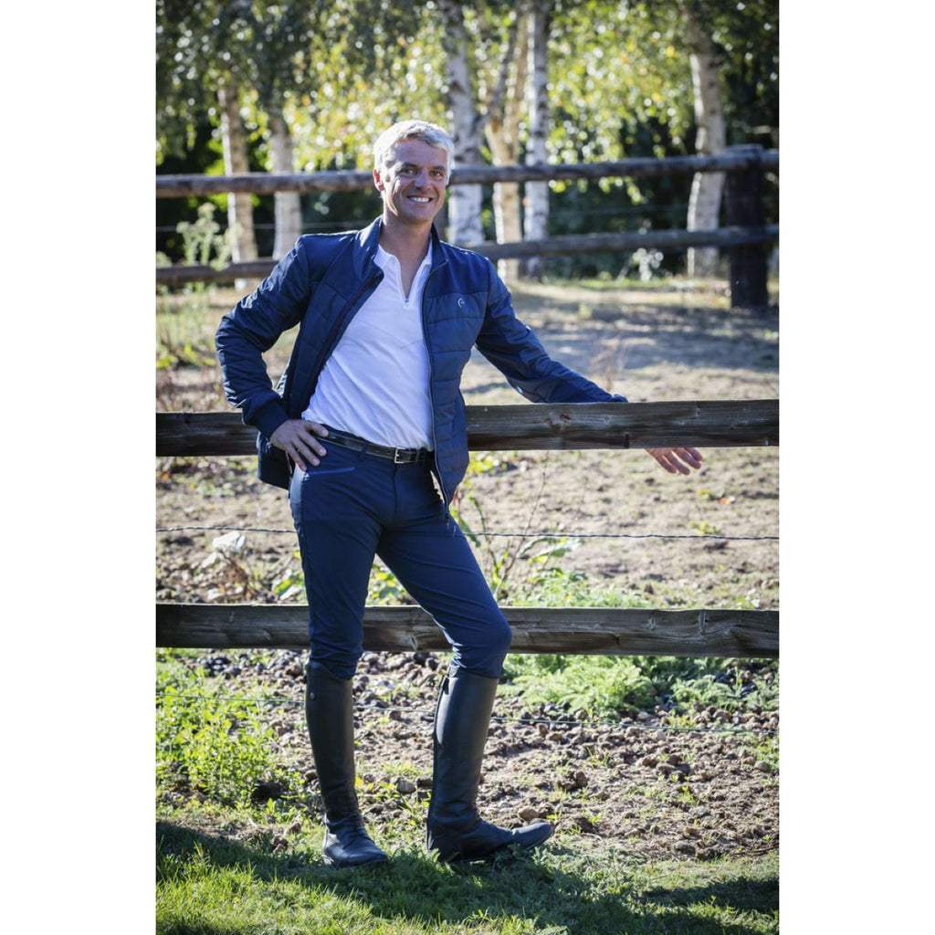 EQUITHÈME Pantalon d'Équitation Georg Hommes Marine Bleu