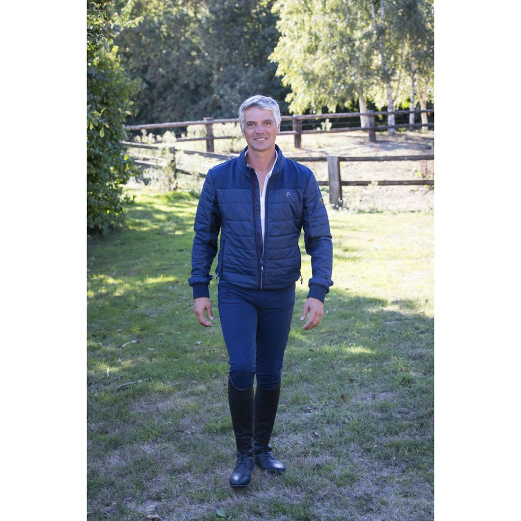 EQUITHÈME Pantalon d'Équitation Georg Hommes Marine Bleu
