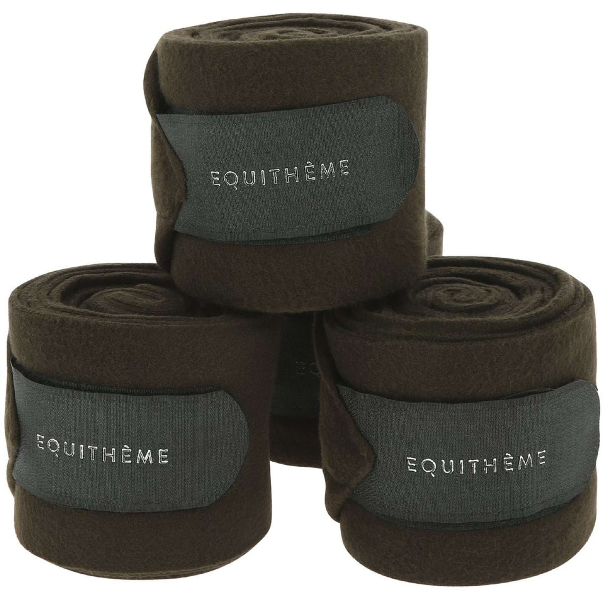 EQUITHÈME Bandages Polo Marron