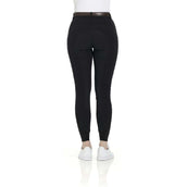 EQUITHÈME Pantalon d'Équitation Gizel Silicone Fond de Peau Noir