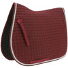 Riding World Tapis de Selle Girly Bordeaux