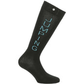 EQUITHÈME Chaussettes Jumping Noir/Bleu