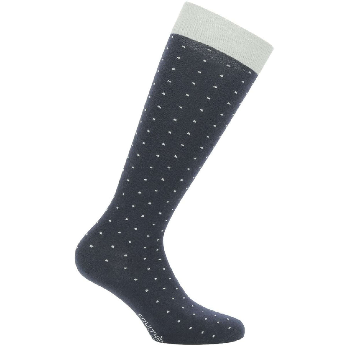 EQUITHÈME Chaussettes Peas Marin