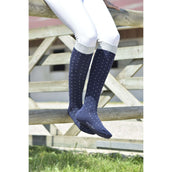 EQUITHÈME Chaussettes Peas Marin