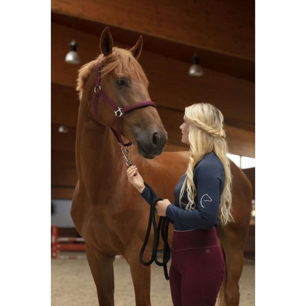 EQUITHÈME Legging d'Équitation Lyly Pull-On Rouge foncé