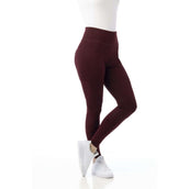 EQUITHÈME Legging d'Équitation Lyly Pull-On Rouge foncé