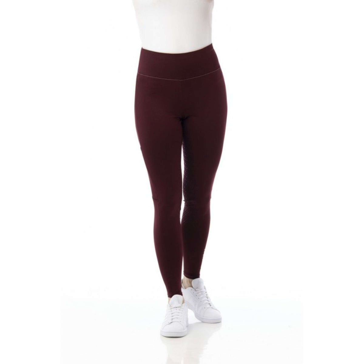 EQUITHÈME Legging d'Équitation Lyly Pull-On Rouge foncé