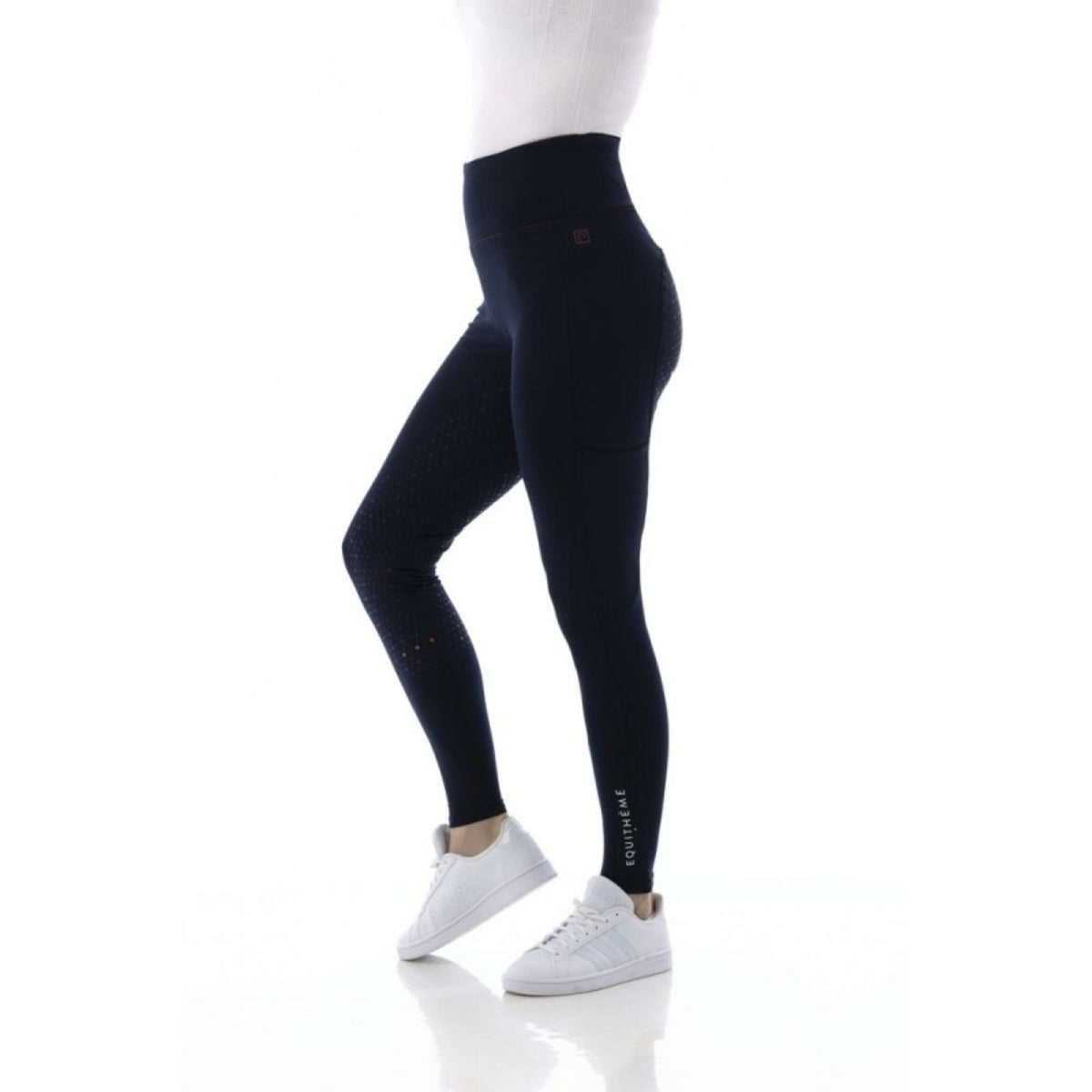 EQUITHÈME Legging d'Équitation Lyly Pull-On Marin