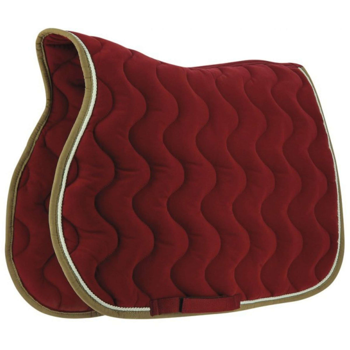 EQUITHÈME Tapis de Selle Polyfun Polyvalent Bordeaux