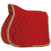 EQUITHÈME Tapis de Selle Polyfun Polyvalent Rouge