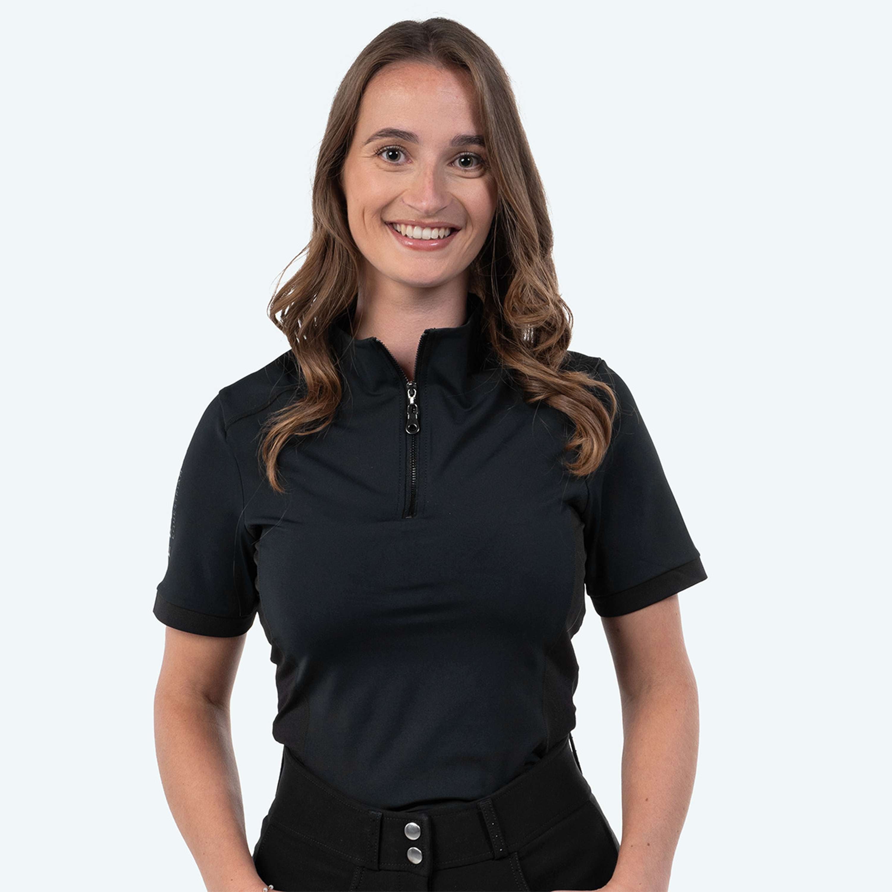 Elvera Equestrian T-shirt Randonnée EEVexa Courte Manche Noir