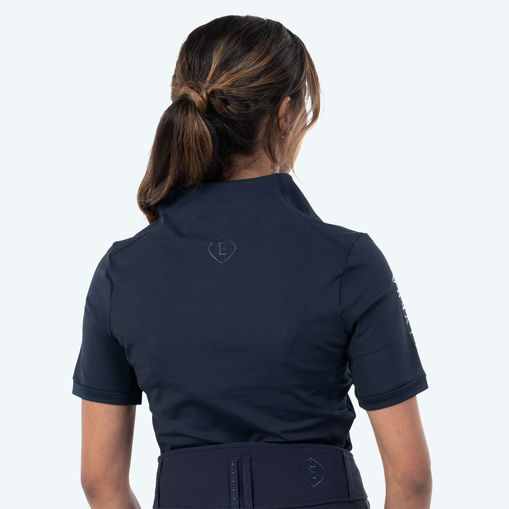 Elvera Equestrian T-shirt Randonnée EEVexa Courte Manche Marin