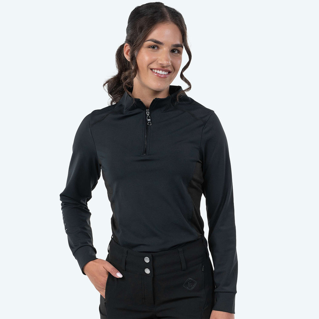 Elvera Equestrian T-shirt Randonnée EEMexa Longue Manche Noir
