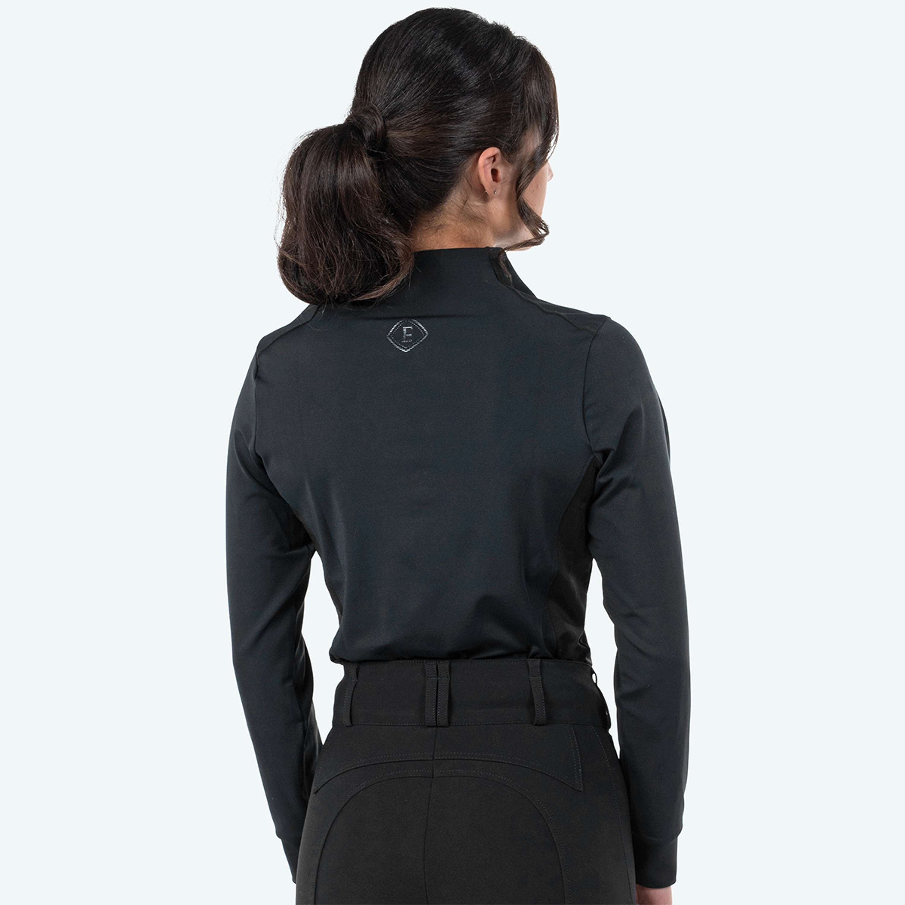 Elvera Equestrian T-shirt Randonnée EEMexa Longue Manche Noir