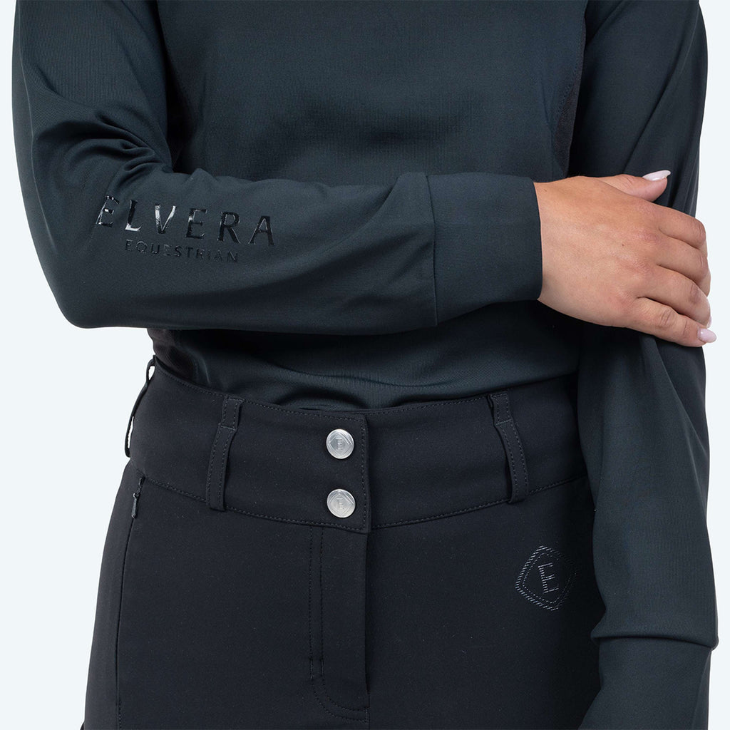 Elvera Equestrian T-shirt Randonnée EEMexa Longue Manche Noir