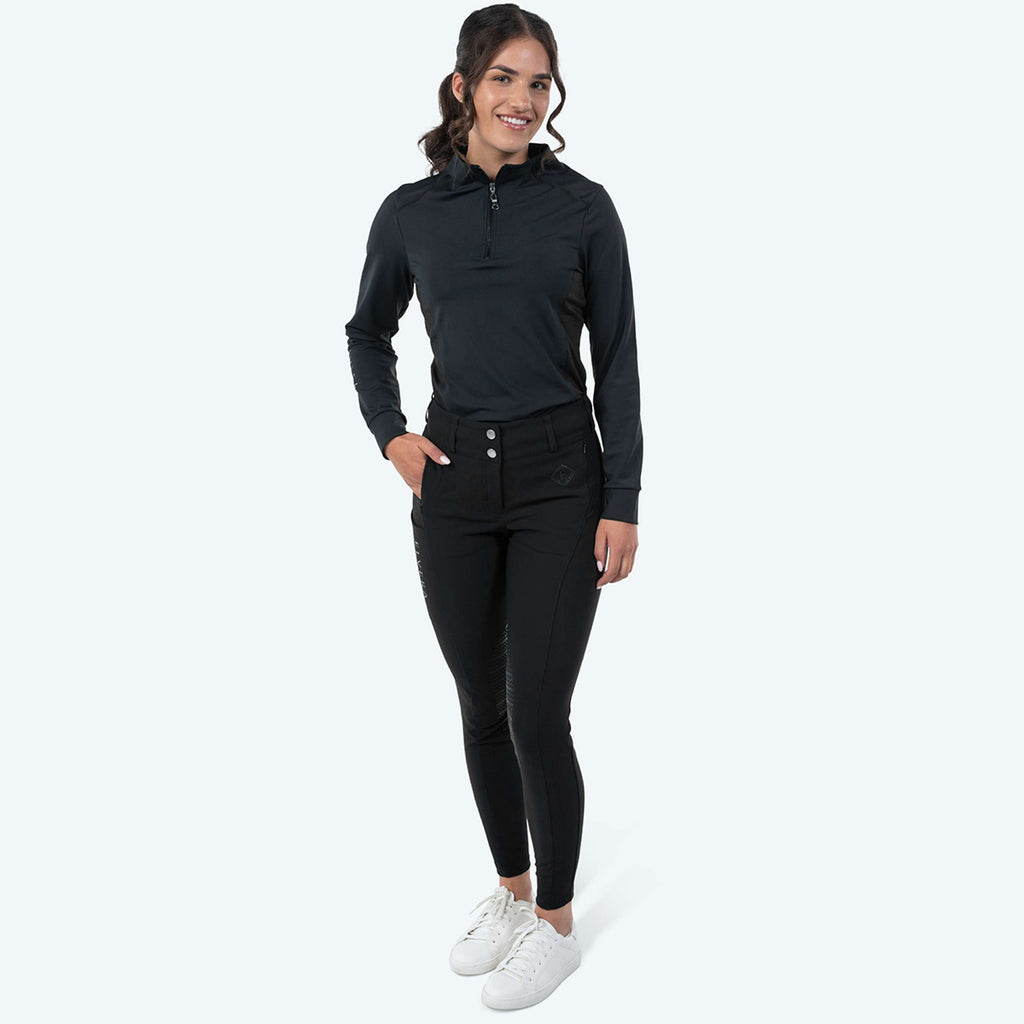 Elvera Equestrian T-shirt Randonnée EEMexa Longue Manche Noir