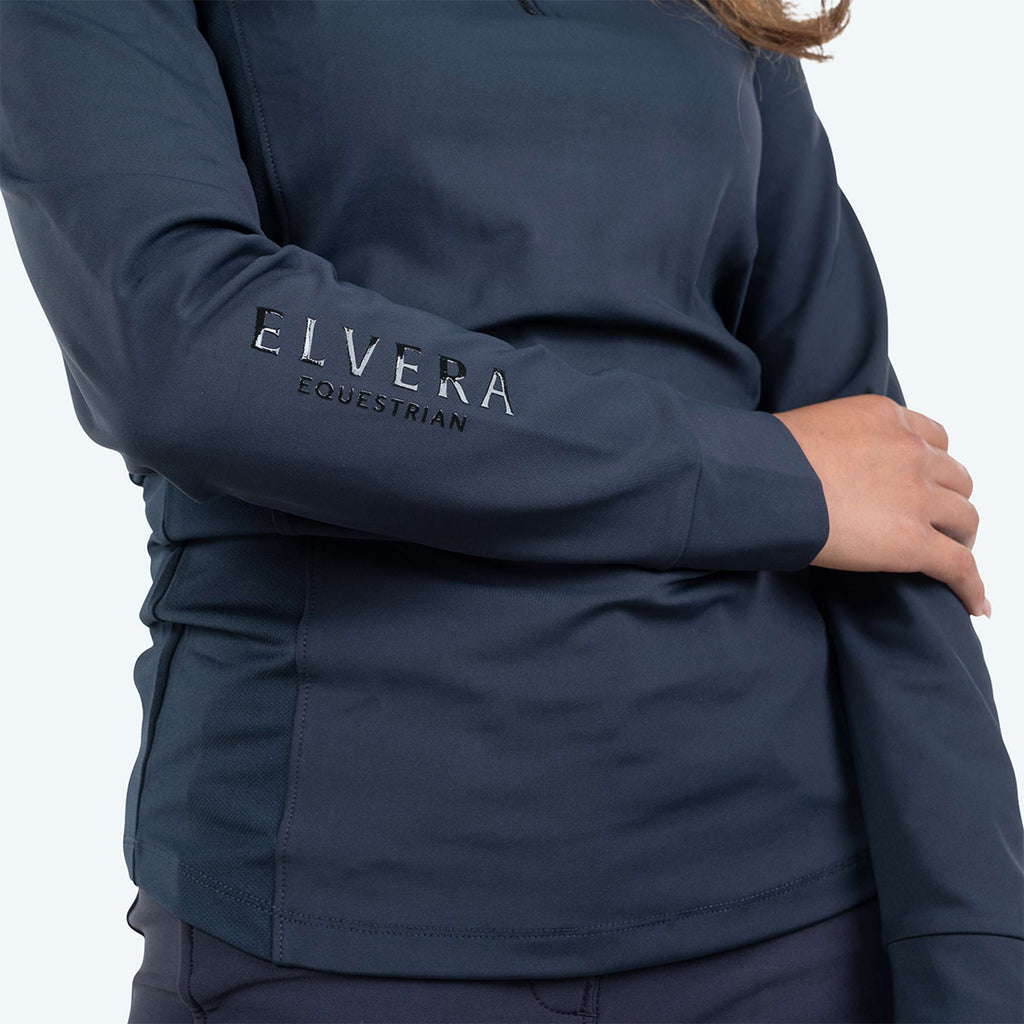Elvera Equestrian T-shirt Randonnée EEMexa Longue Manche Marin