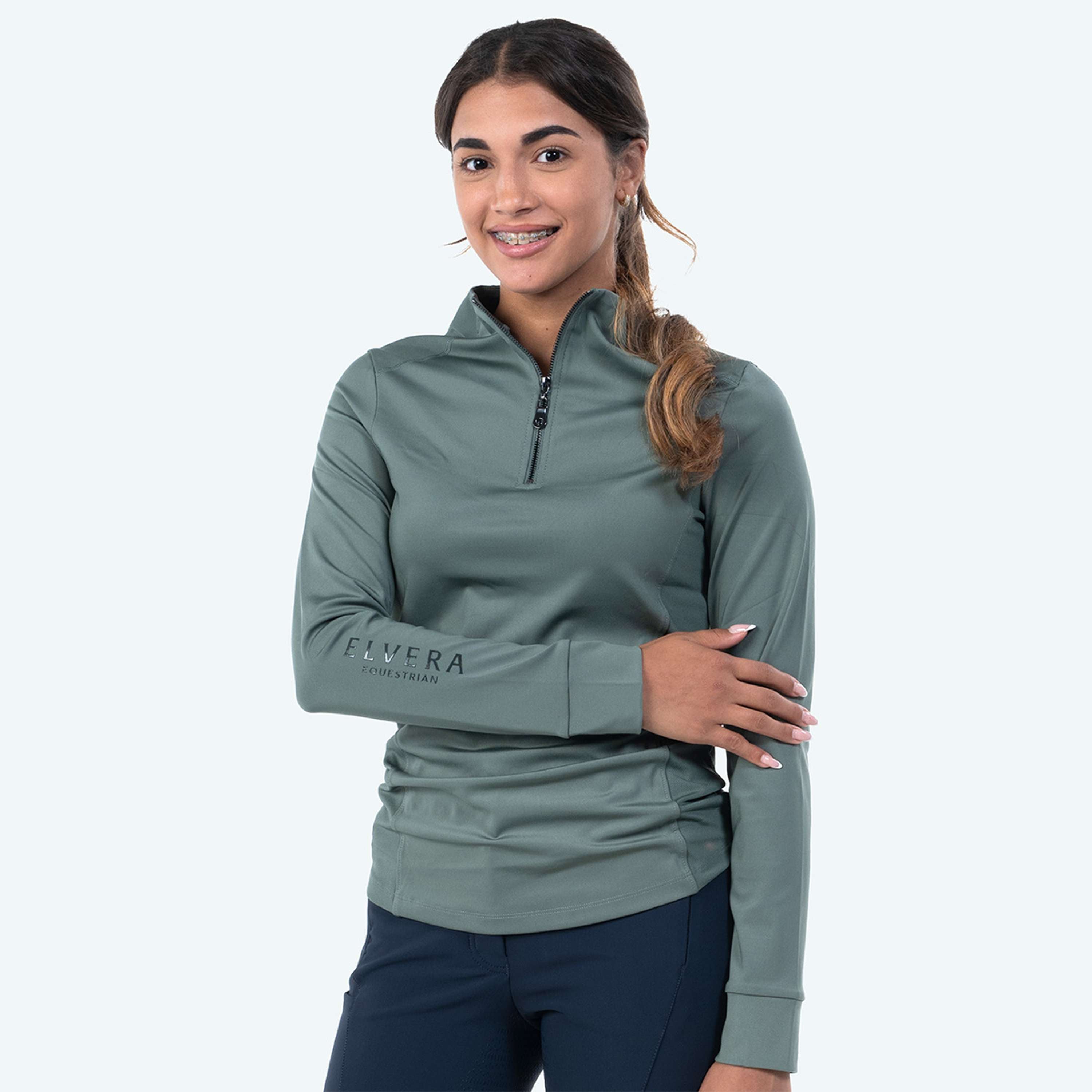 Elvera Equestrian T-shirt Randonnée EEMexa Longue Manche Oregano