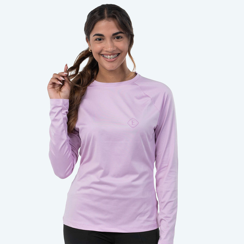 Elvera Equestrian T-shirt de performance EELunara Lila Purple