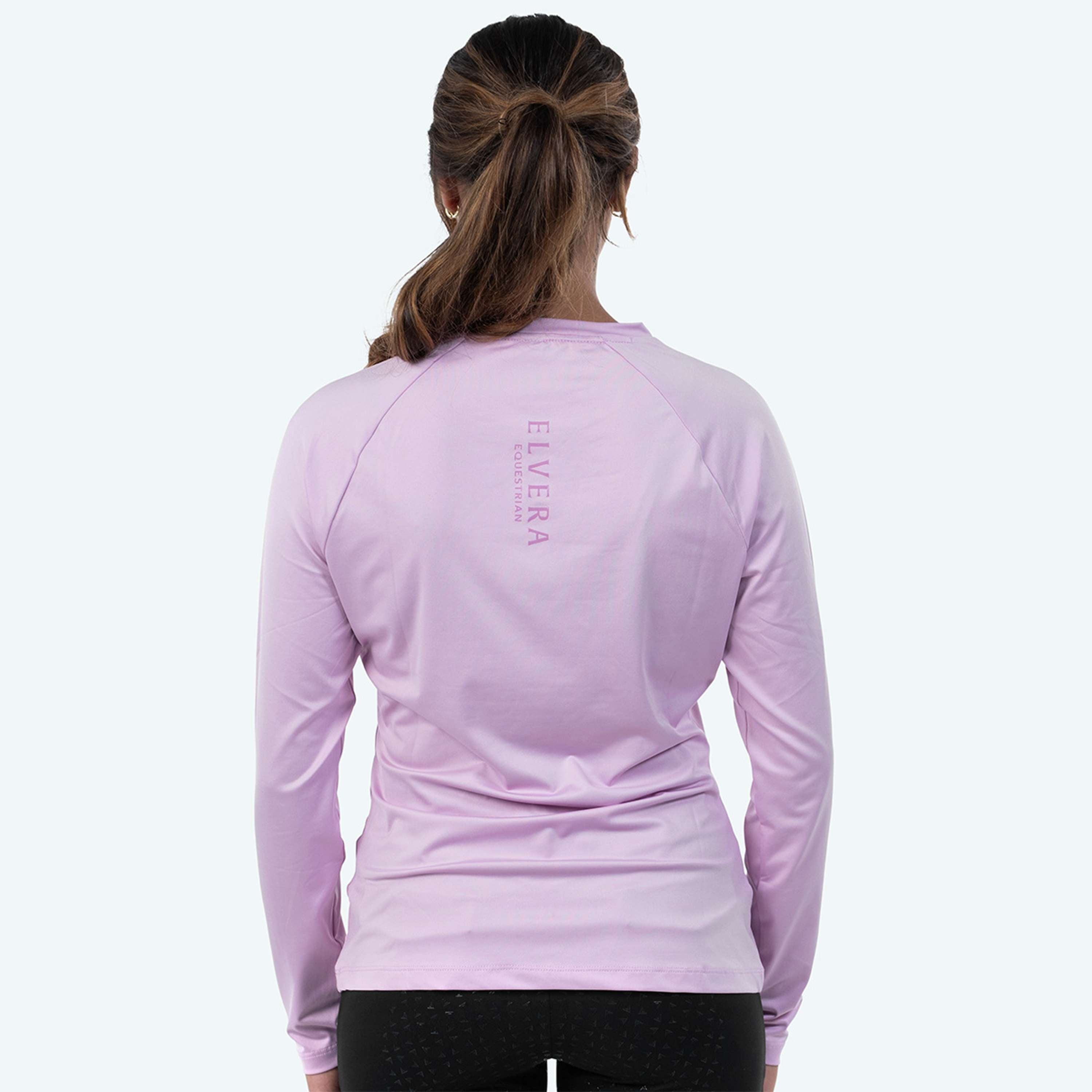 Elvera Equestrian T-shirt de performance EELunara Lila Purple