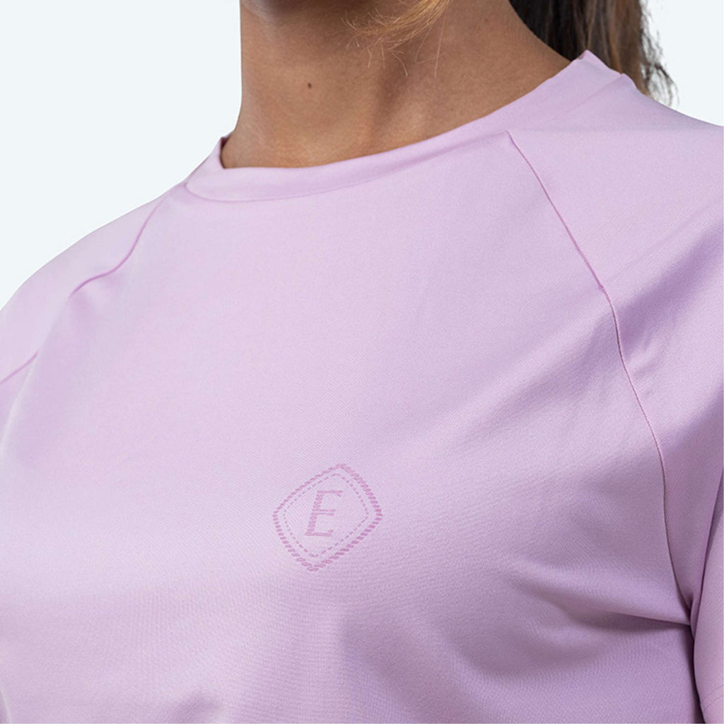 Elvera Equestrian T-shirt de performance EELunara Lila Purple