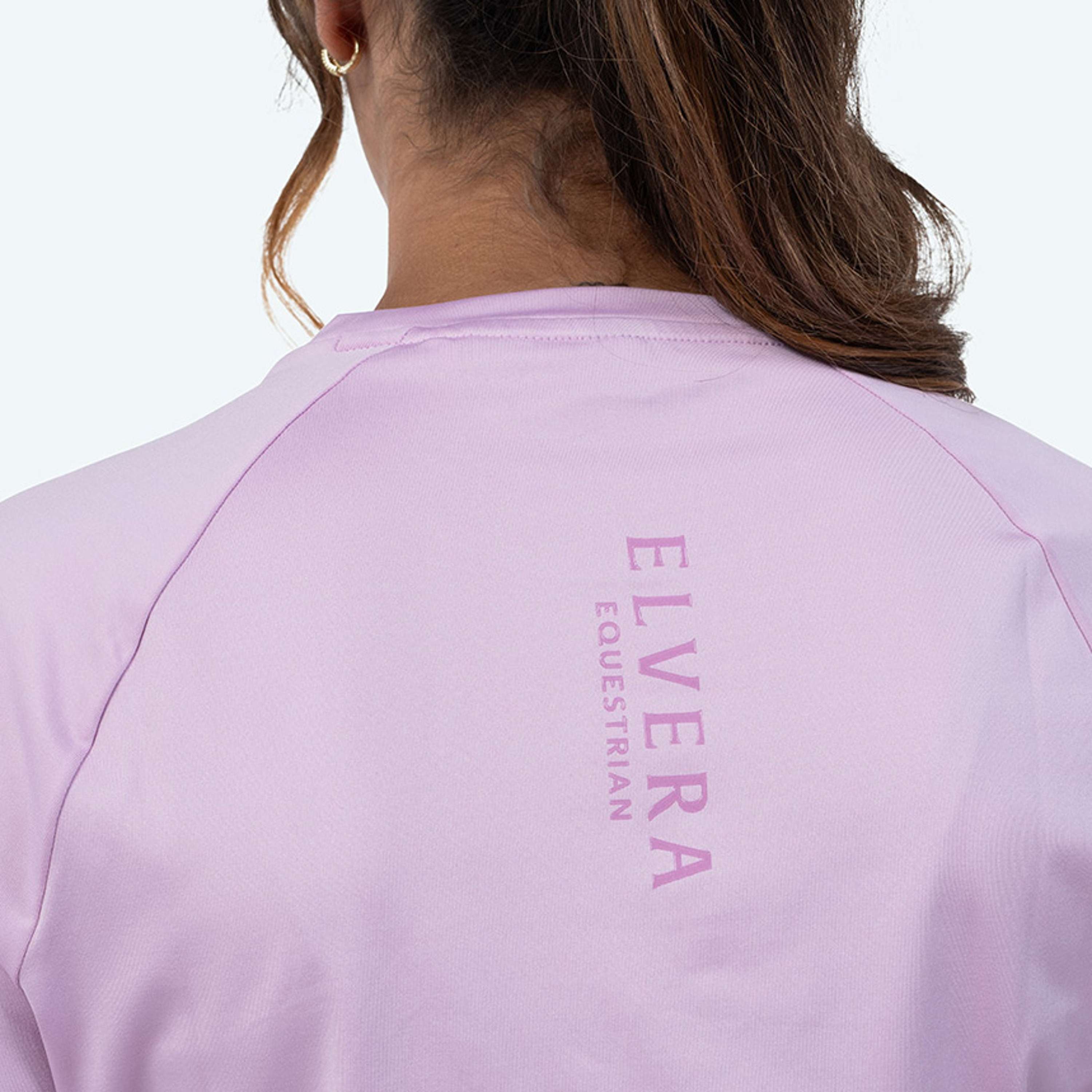 Elvera Equestrian T-shirt de performance EELunara Lila Purple