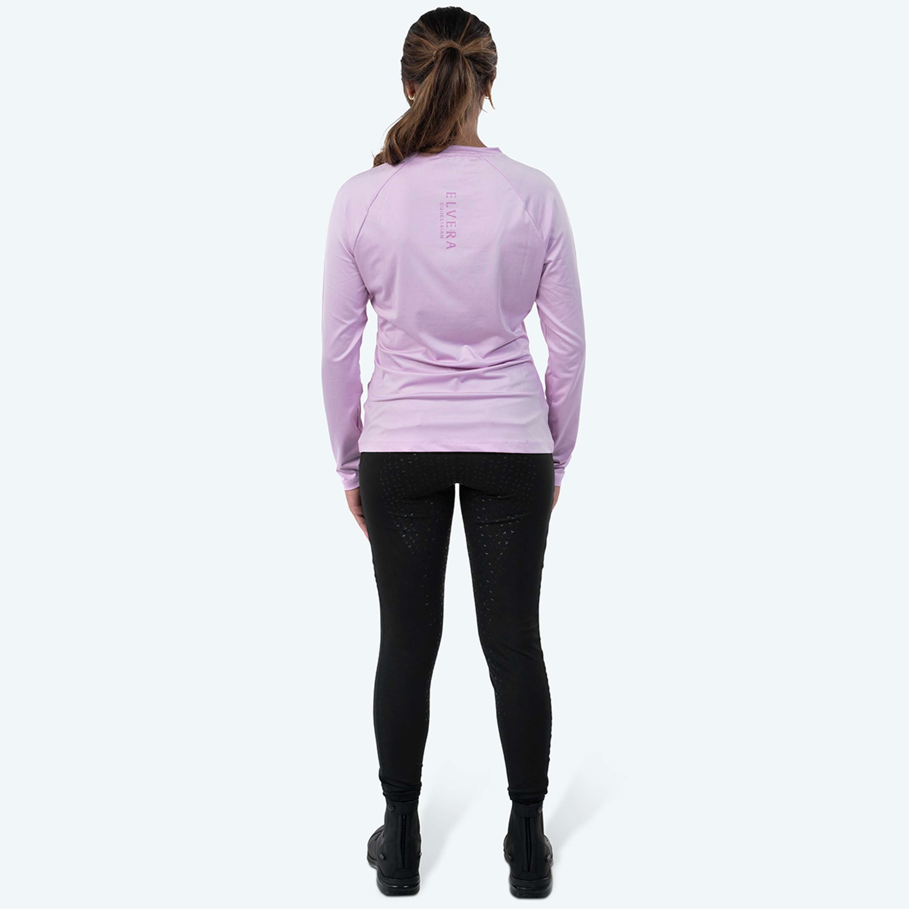 Elvera Equestrian T-shirt de performance EELunara Lila Purple