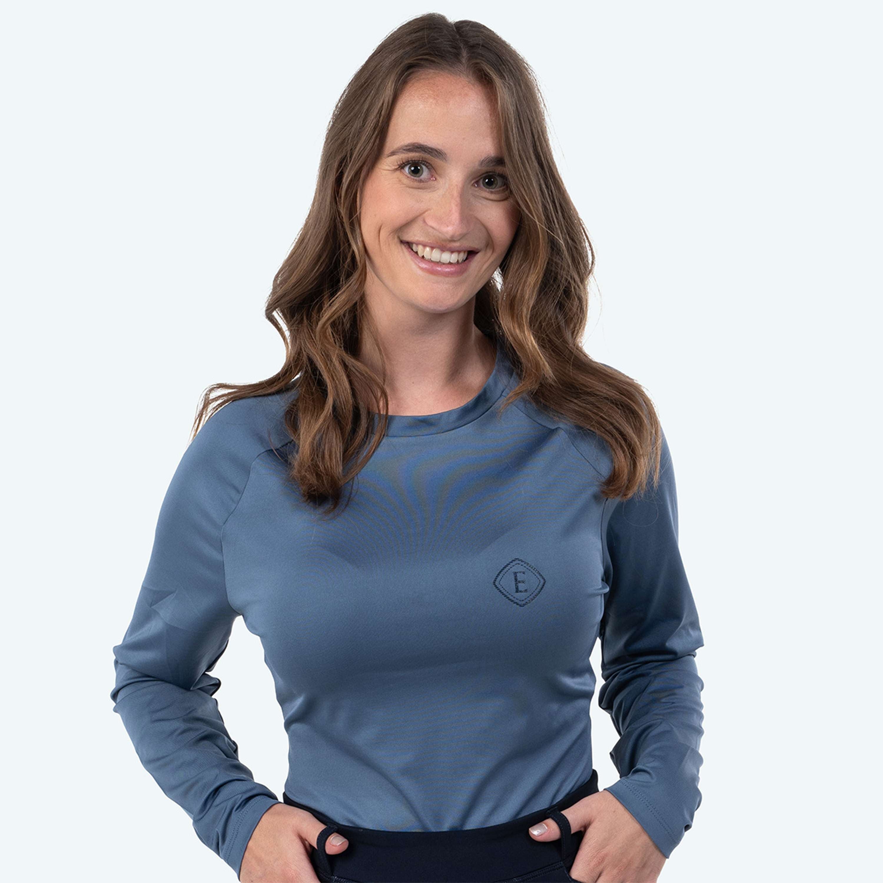 Elvera Equestrian T-shirt de performance EELunara Dove Blue