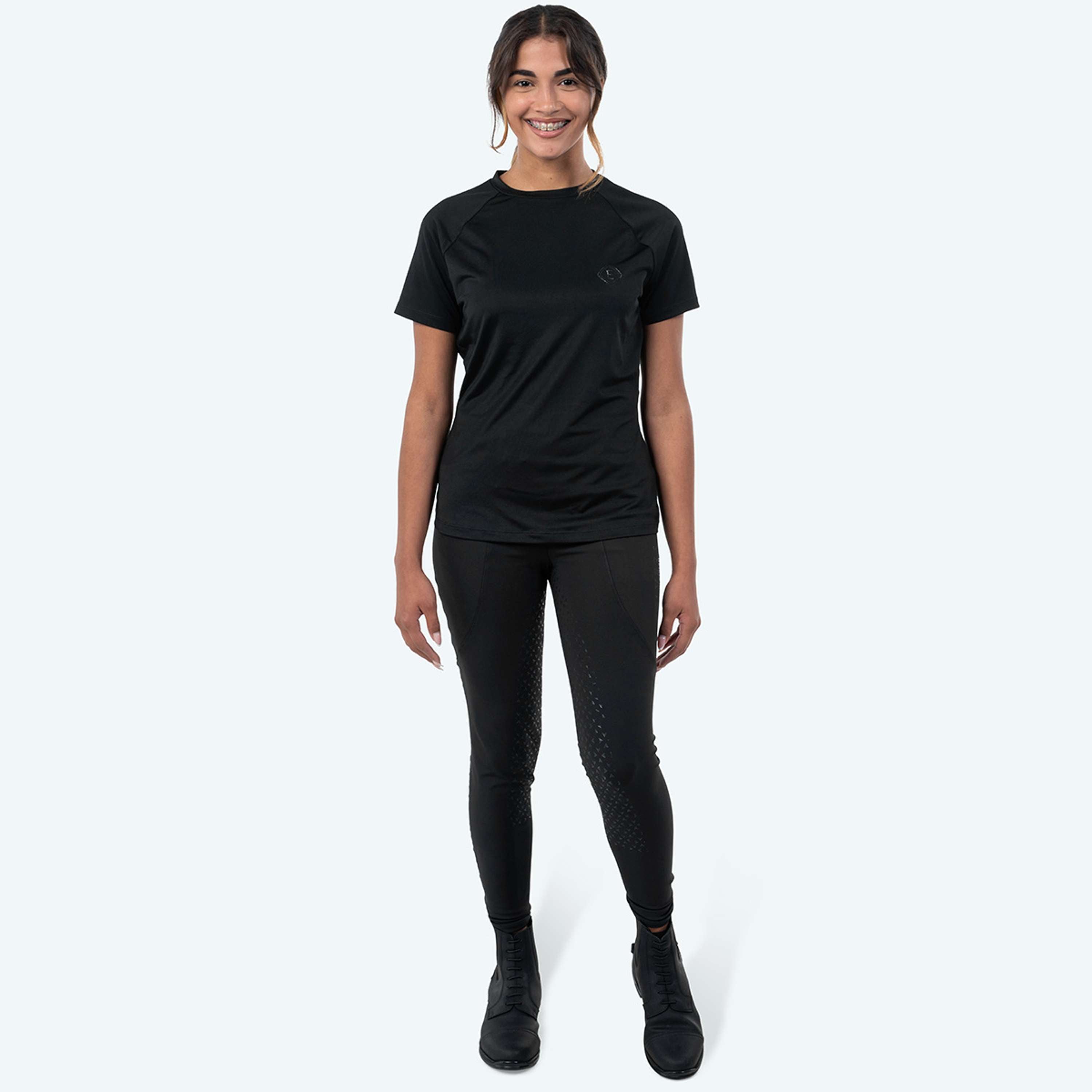 Elvera Equestrian T-shirt de performance EENova Noir