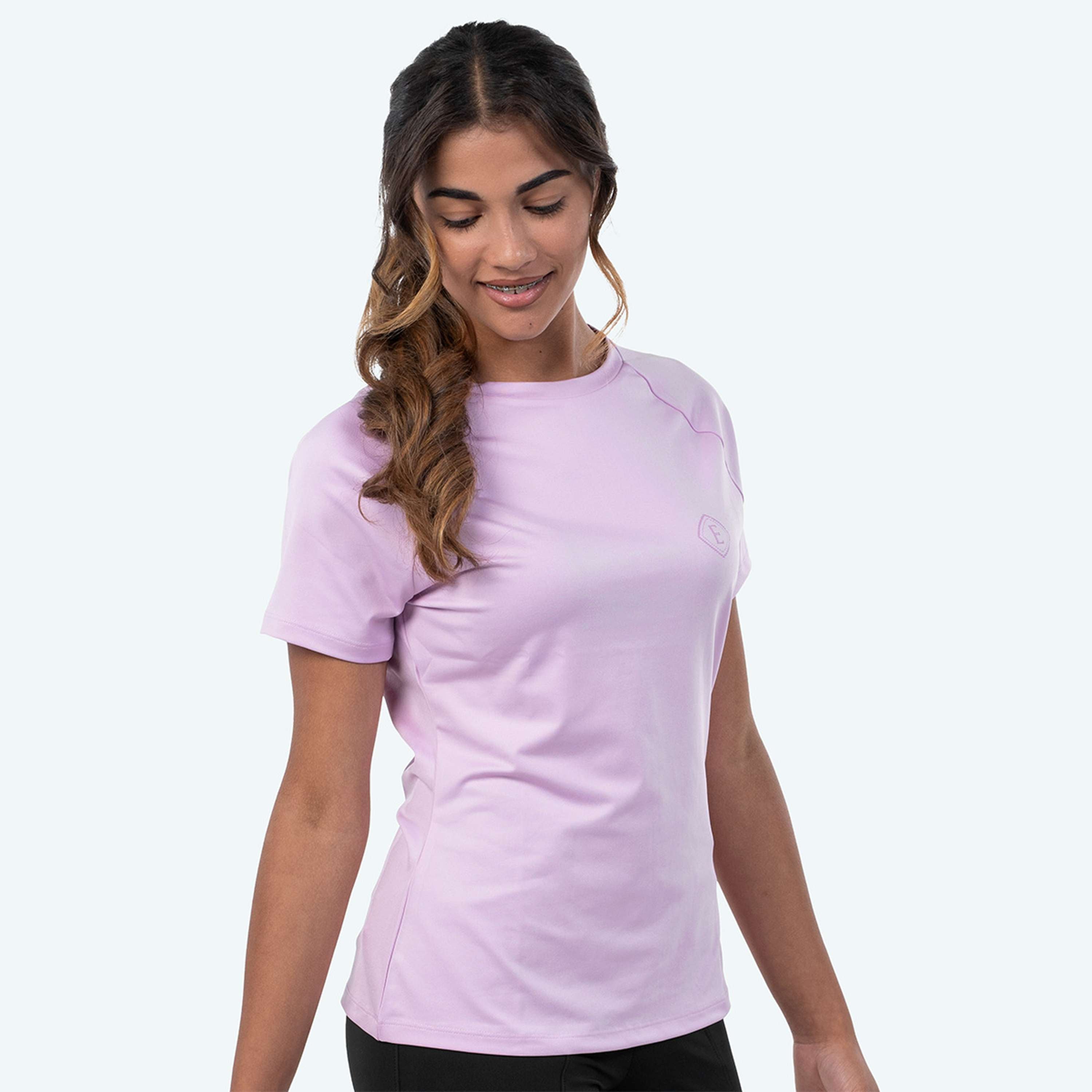 Elvera Equestrian T-shirt de performance EENova Lila Purple
