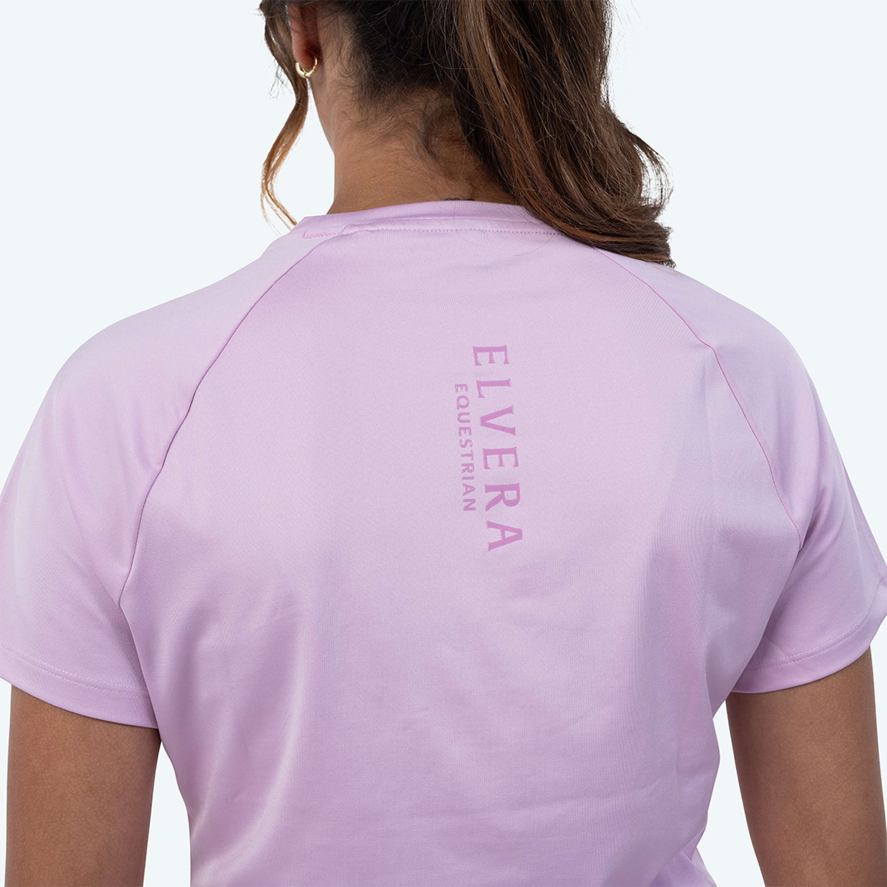 Elvera Equestrian T-shirt de performance EENova Lila Purple